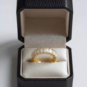 Golden Diamond-Style Ring