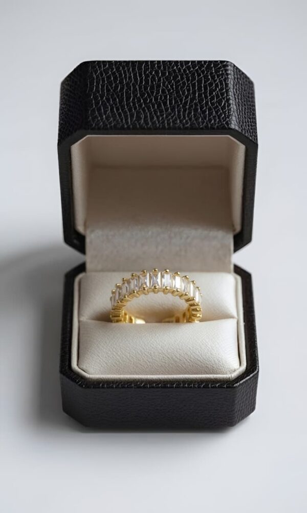 Golden Diamond-Style Ring