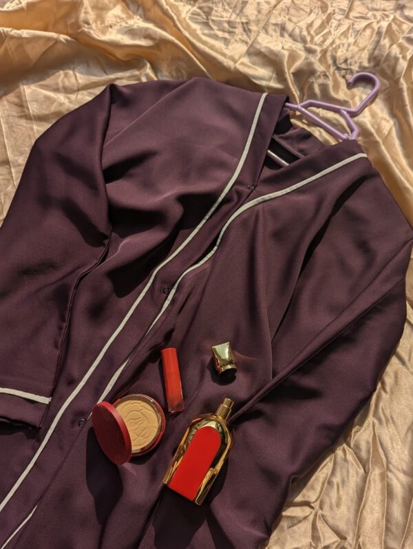 Dark Purple Grace Abaya