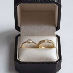 Golden Crystal Pair Set