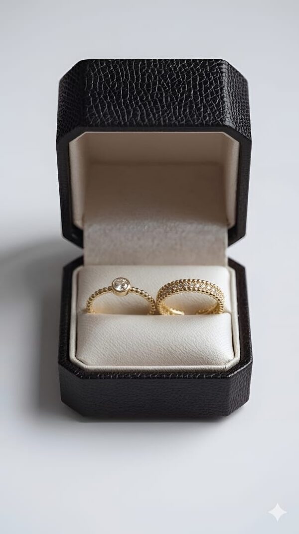 Golden Crystal Pair Set